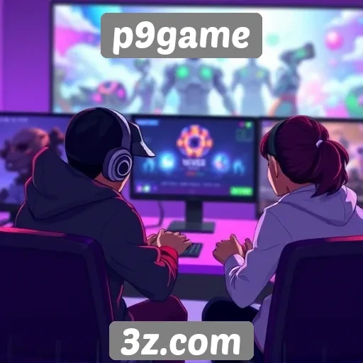 Acessibilidade e recursos do site de jogos p9game