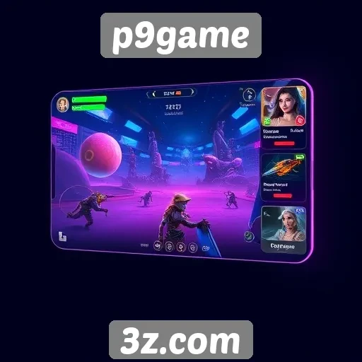 Análise do design da interface do p9game